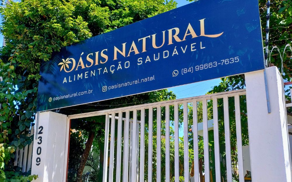 Fachada do Oásis Natural